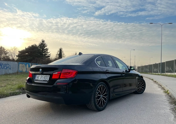 BMW Seria 5 cena 65500 przebieg: 228230, rok produkcji 2013 z Warszawa małe 326